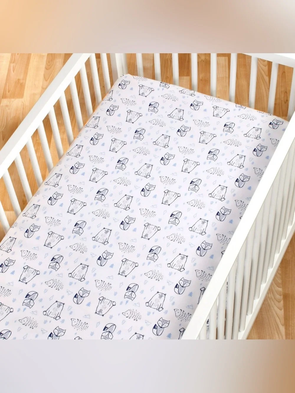 Little Star 100% Organic Cotton 3 Piece Crib Bedding Set New with Tag